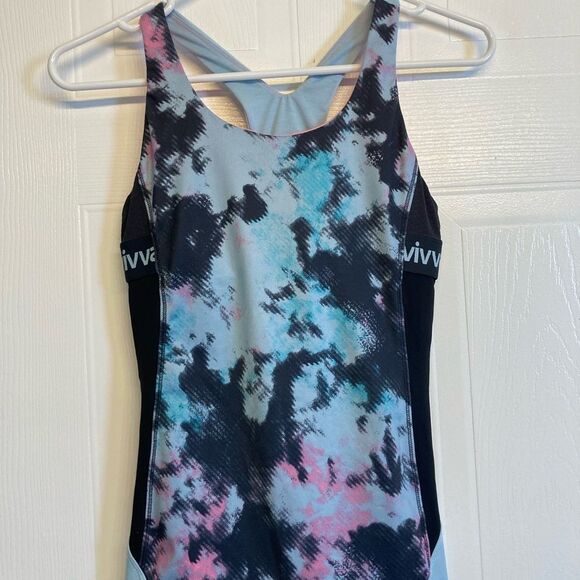 Ivivva Lululemon Logo Active Workout Tank Girls Size 12 Multicolor - Picture 3 of 8